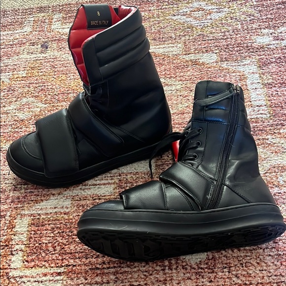 Kat Von D “Shadowplay” Black and Red High-Top Women’s Shoes - Picture 5 of 5